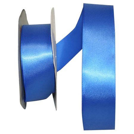 RELIANT RIBBON 1.5 in. 50 Yards Single Face Satin Ribbon, Royal 5150-050-09K